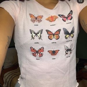 Butterfly tee